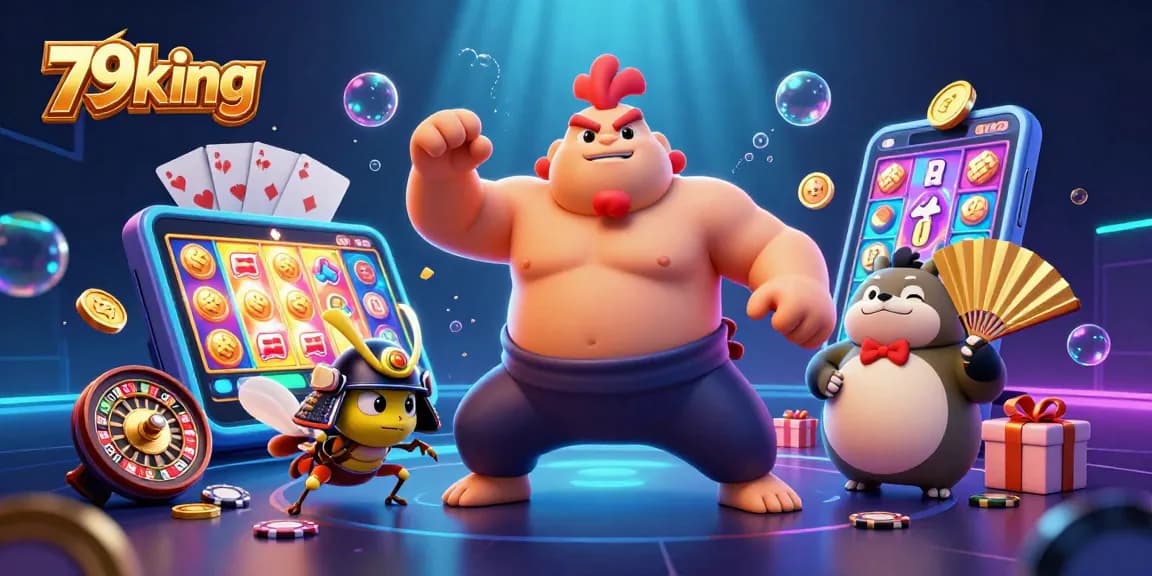 Engage with thrilling 79king casino games through an exhilarating 3D scene filled with vibrant slot action.