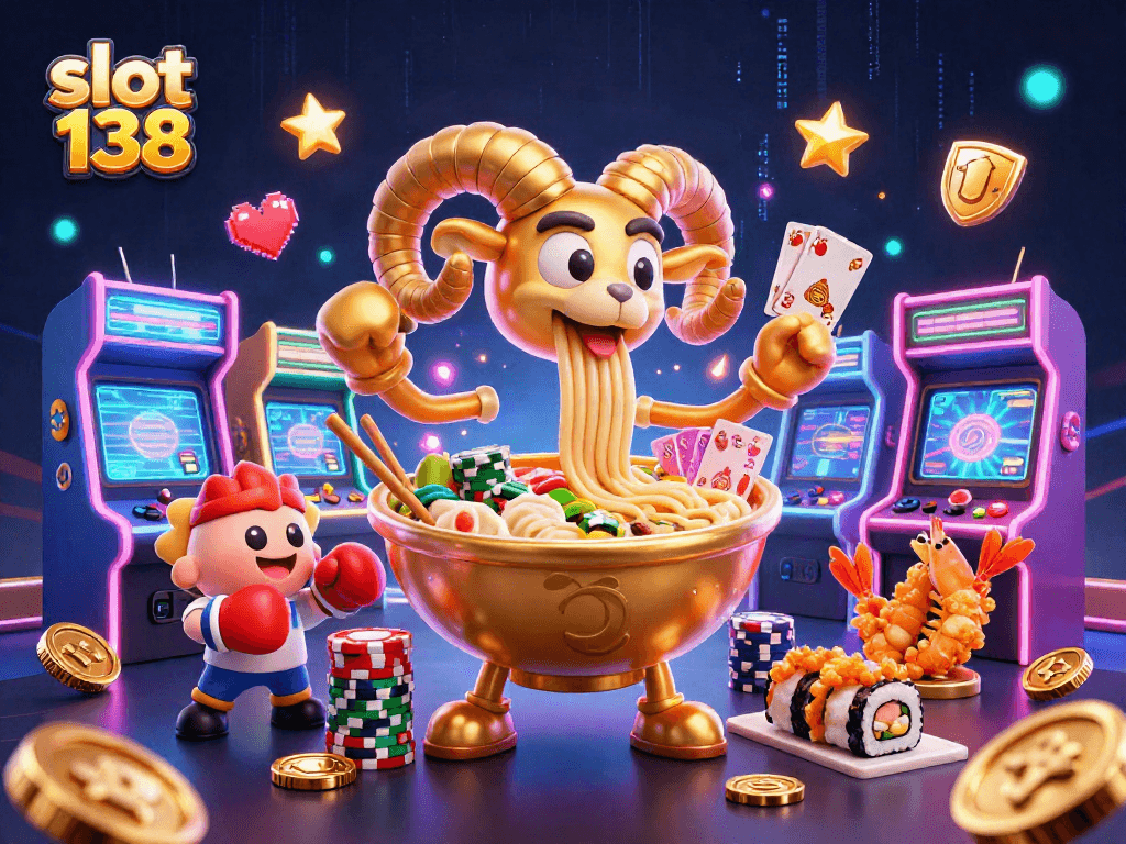 Experience the excitement of slot 138 with colorful characters and dynamic gaming elements.