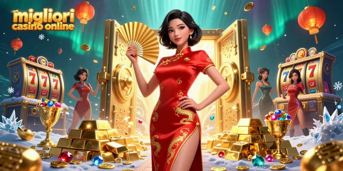 Scopri l'azione nei migliori casinò online, con elementi di casinò 3D vibranti e un personaggio radioso.