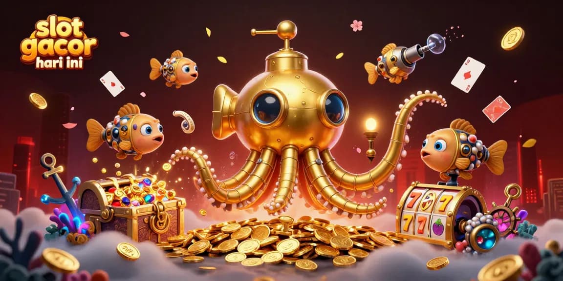 Raih kemenangan di slot gacor hari ini dengan simbol keberuntungan dan mesin slot berkilau yang memikat.