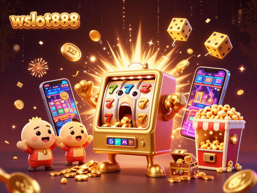 Menangkan jackpot dengan wslot888 saat mesin slot emas memuntahkan koin!