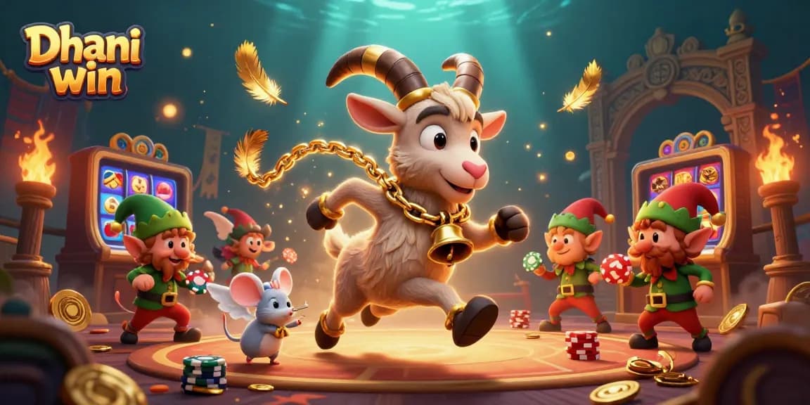 Dhani win players enjoying a vibrant casino scene with thrilling gambling action and exciting rewards.