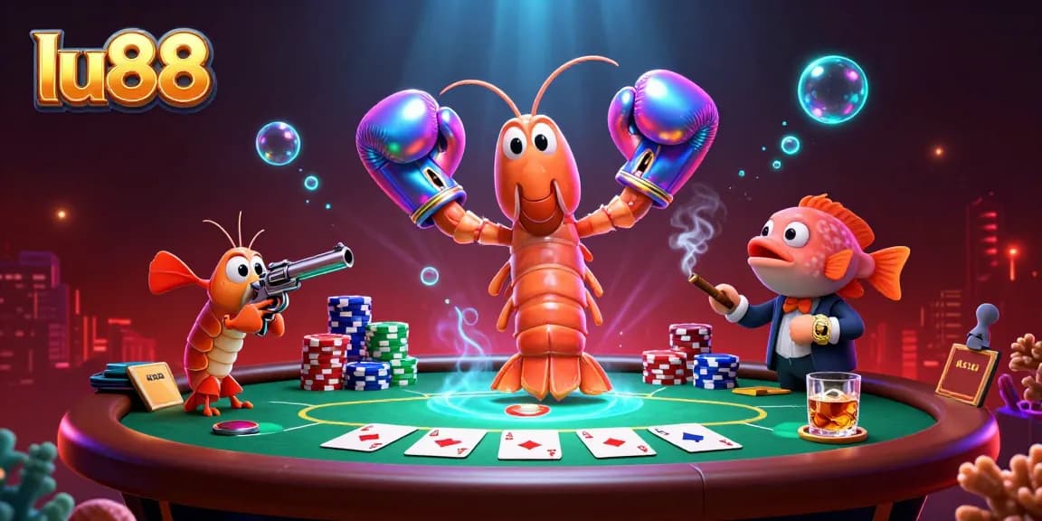 Experience the excitement of poker action with lu88 featuring dynamic marine characters!