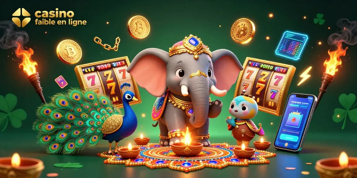 Jouez au casino fiable en ligne avec des éléphants colorés et des rouleaux de gains