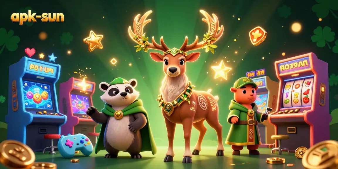Engage with apk-sun for thrilling casino fun featuring vibrant characters and games.