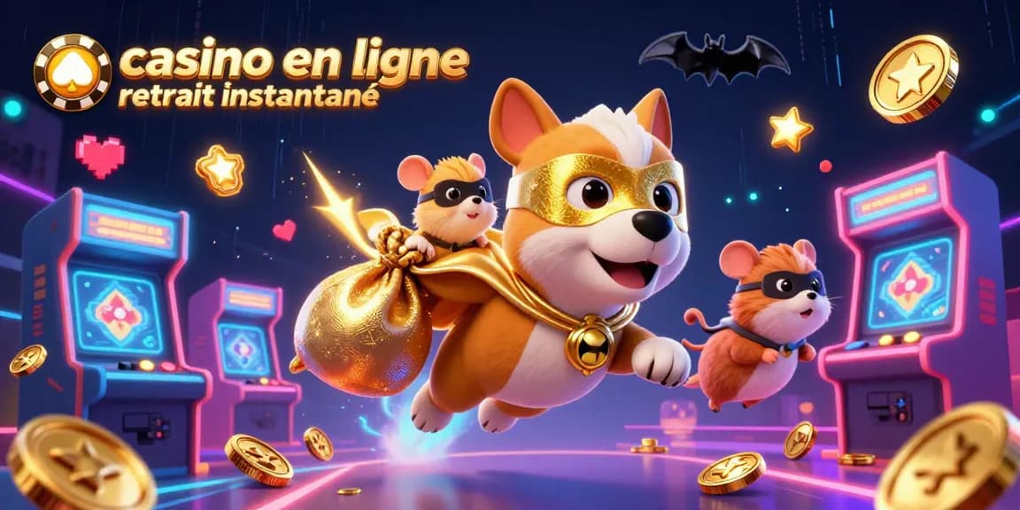 Gagnez facilement avec des casinos en ligne retrait instantané grâce à nos héros 3D et jeux colorés.
