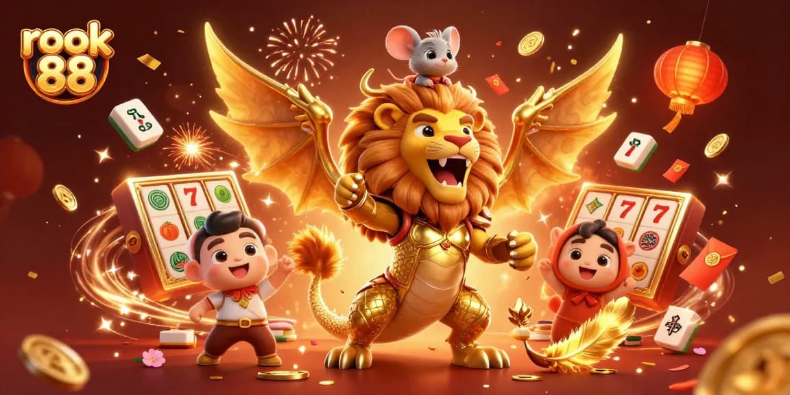 Engage with rokok 88's dynamic casino experience featuring vibrant 3D elements.