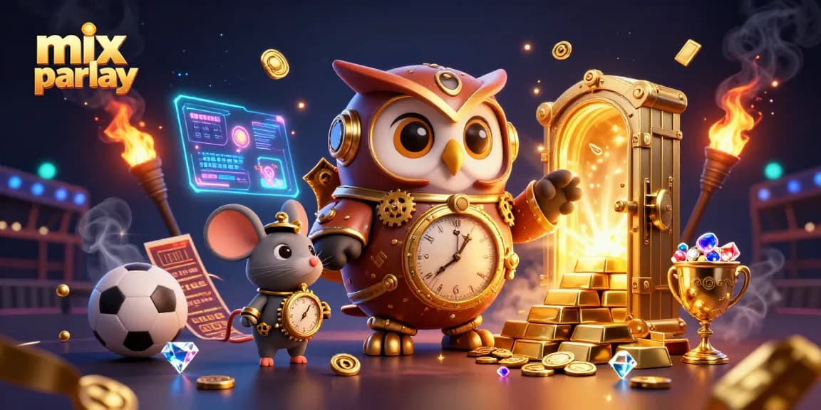 Bet on mix parlay for exciting wins with dynamic sports betting illustration