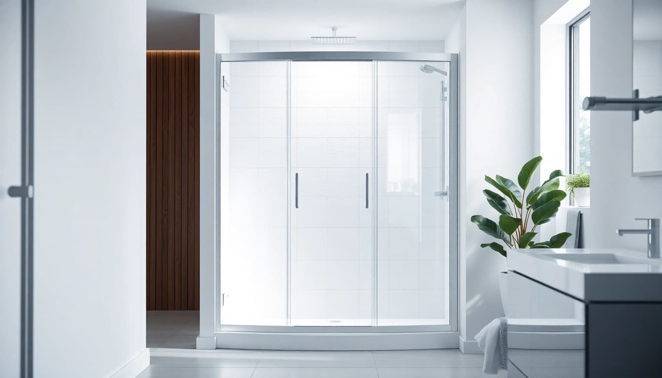 Erleben Sie die elegante duschkabine 90x90 komplett in einem modernen Badezimmer.