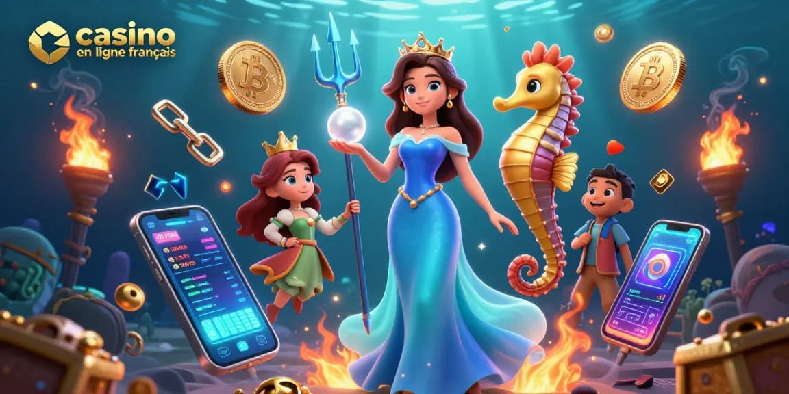 Participez à des jeux passionnants au casino en ligne français avec des personnages enchanteurs et des éléments dynamiques de crypto.