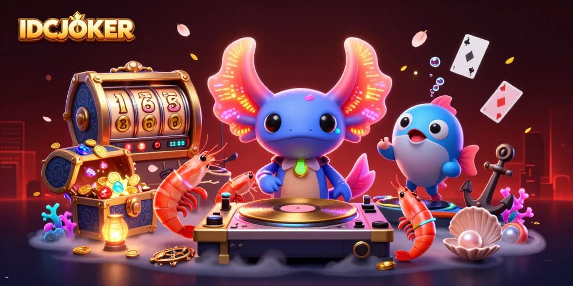 Experience winning excitement with IDCJOKER in a vibrant underwater casino scene