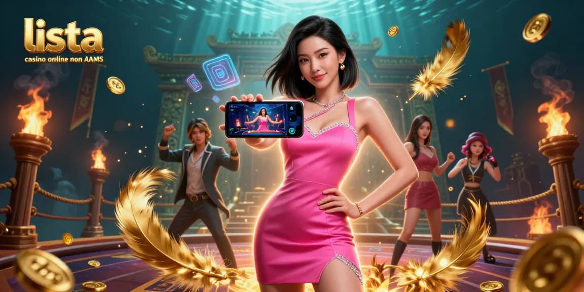 Interagisci con lista casino online non AAMS in un'esperienza di casinò virtuale immersiva con personaggi vivaci e elementi dinamici.