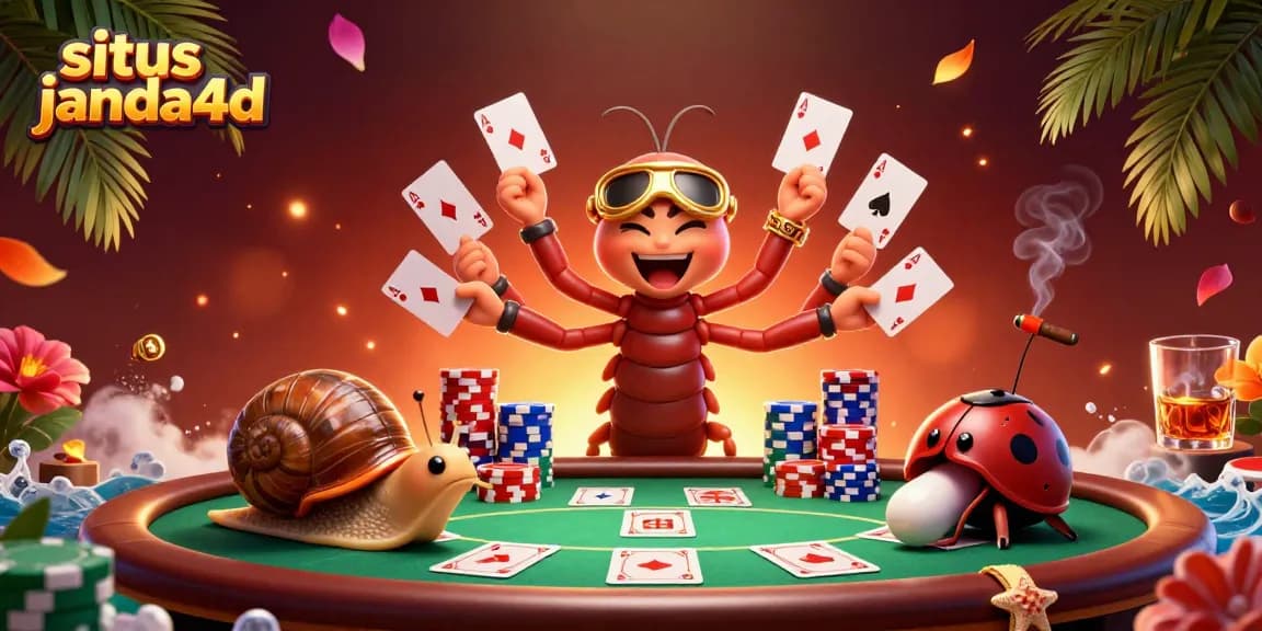 situs janda4d memberikan pengalaman bermain yang seru dengan dealer kartun milipede dan tumpukan chip besar.