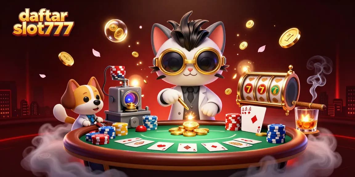 Experience chances to win with daftar slot777 in this thrilling casino scene full of excitement.