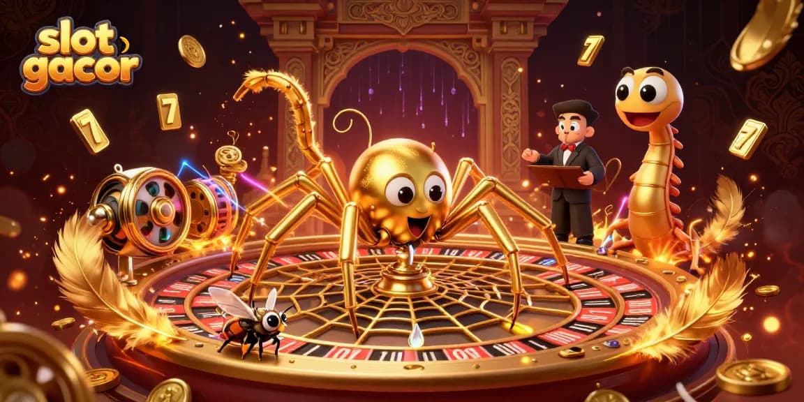 Slot gacor dan hadiah menarik menanti dalam ilustrasi slot bergulir yang menegangkan