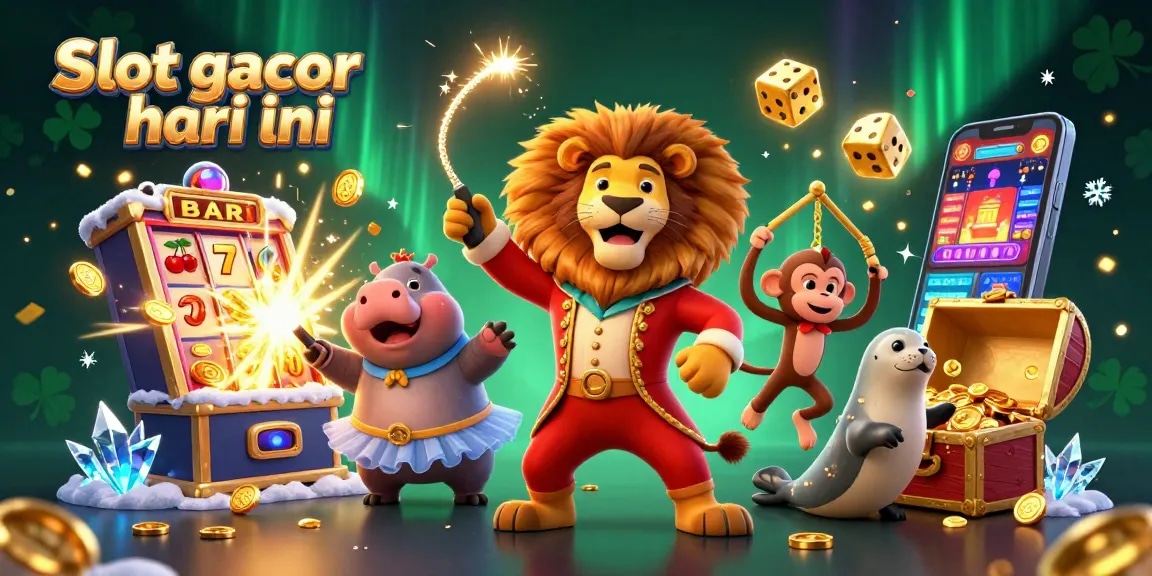 Menangkan slot gacor hari ini dengan permainan yang menarik dan peluang jackpot fantastis.