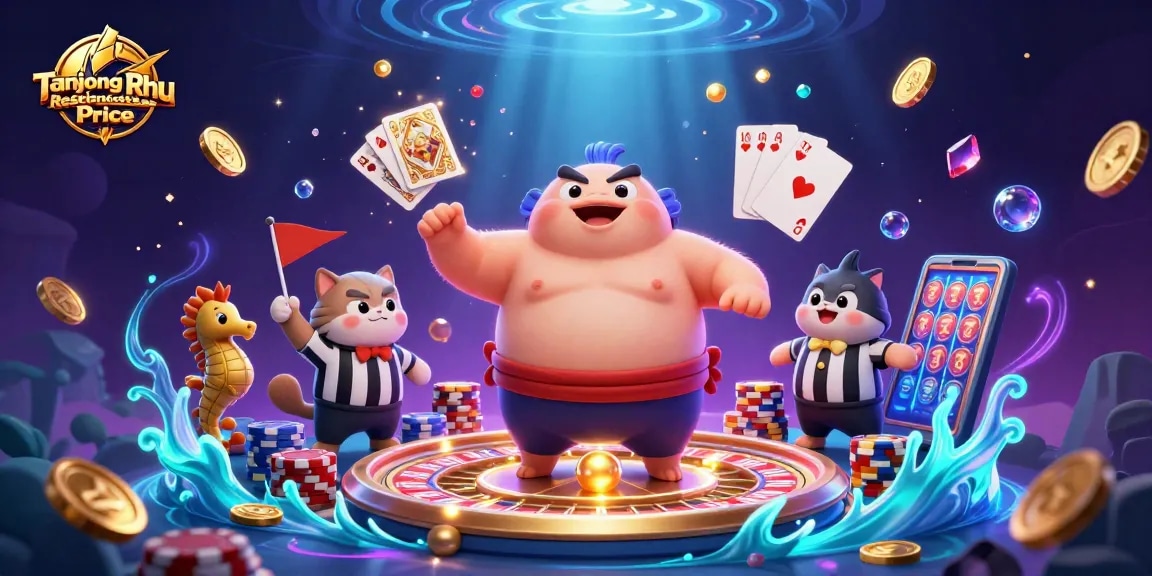 Engage with Tanjong Rhu Residences Price showcasing an underwater casino scene of magic and excitement.