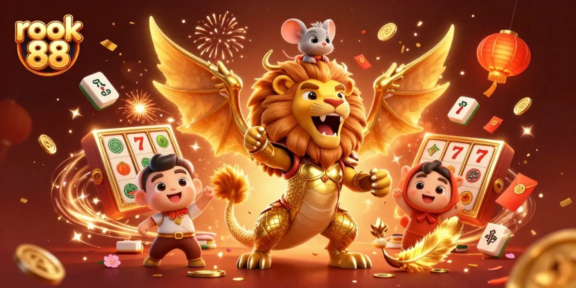 Engage with rokok 88's dynamic casino experience featuring vibrant 3D elements.