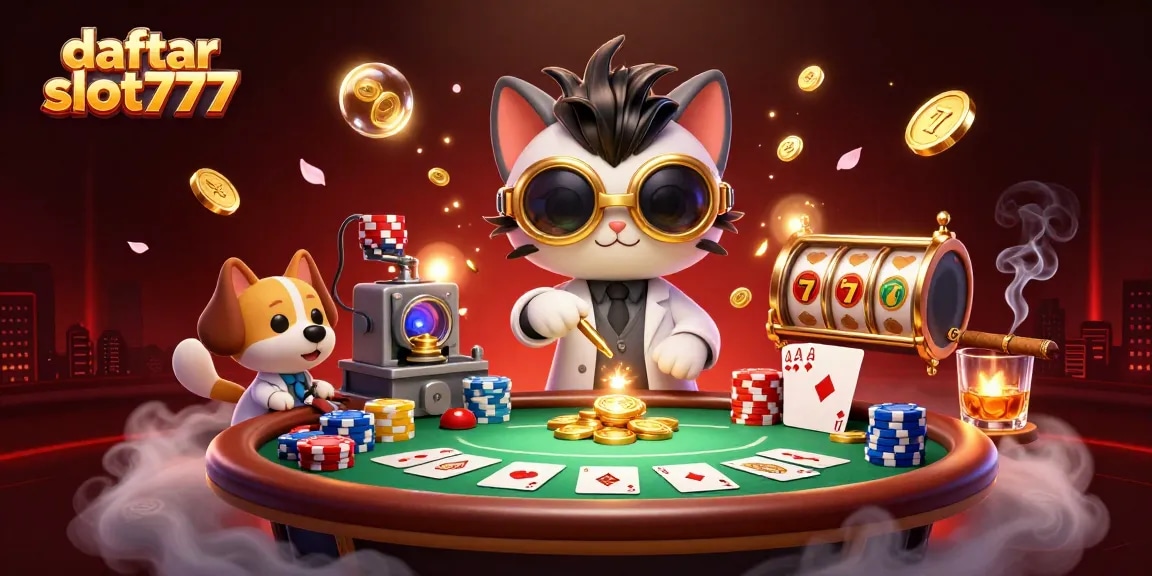 Experience chances to win with daftar slot777 in this thrilling casino scene full of excitement.