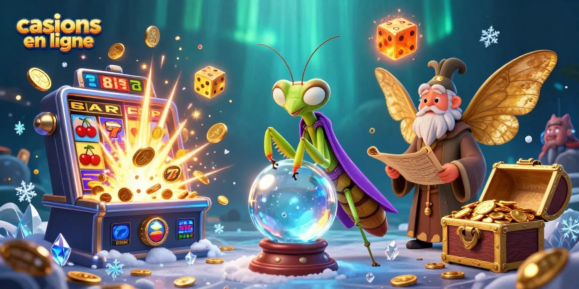 Jouer aux casinos en ligne avec des jackpots splendides s'illuminant autour de personnages mystiques.