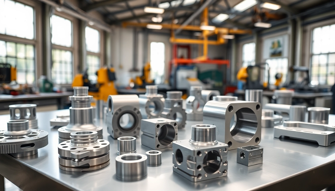 Showcase of aluminum prototypes featuring intricate designs and precise craftsmanship.