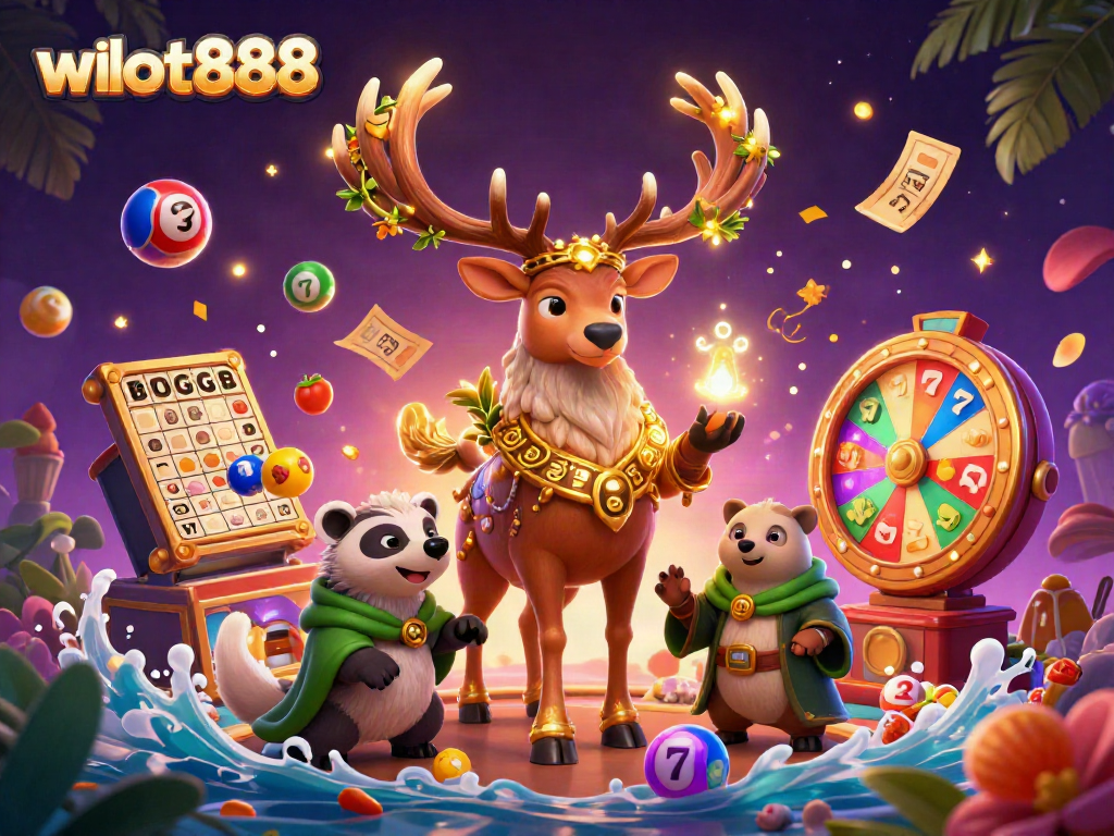 Permainan slot gacor di wslot888 dengan karakter unik dan elemen kasino menarik.