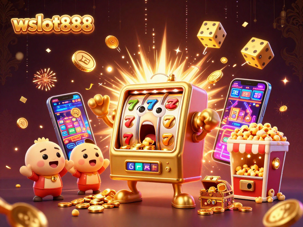 Menangkan jackpot dengan wslot888 saat mesin slot emas memuntahkan koin!