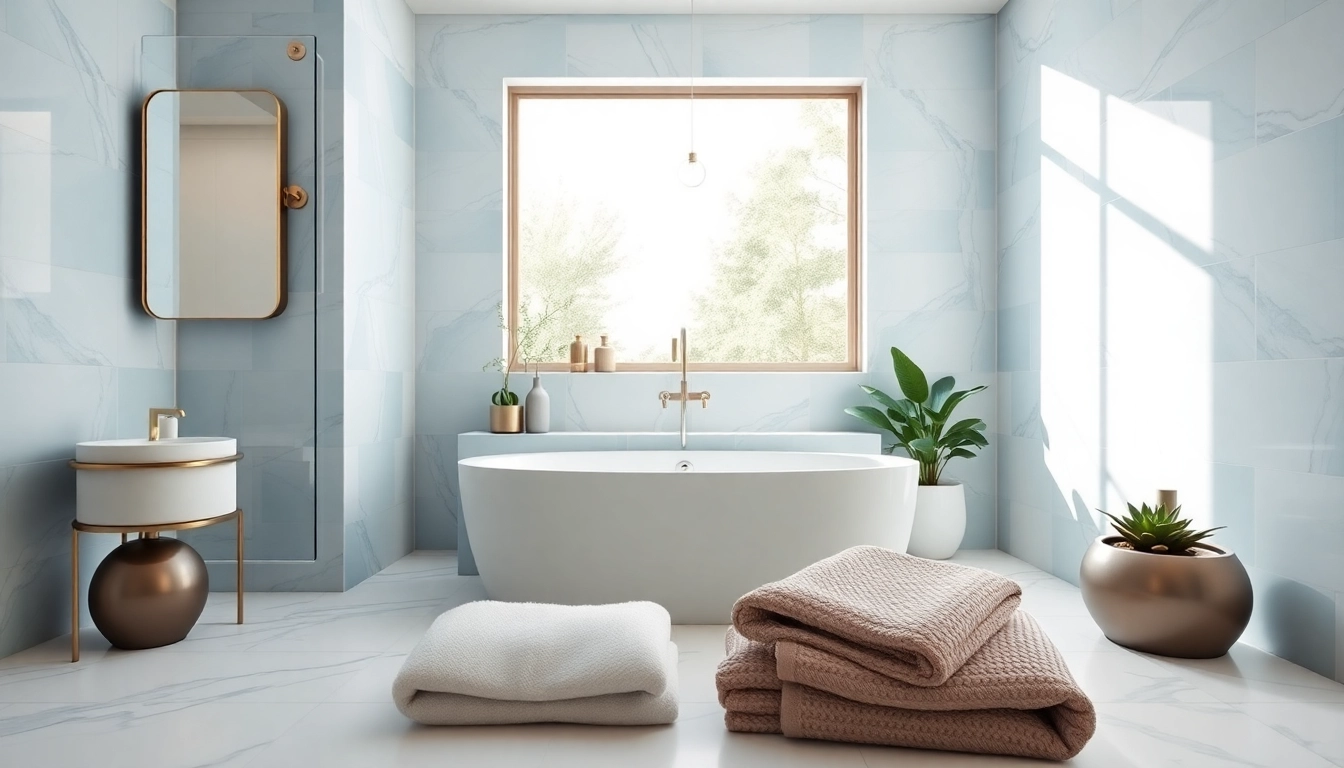 Transform your space with stunning bathroom renovations near me showcasing modern design elements.