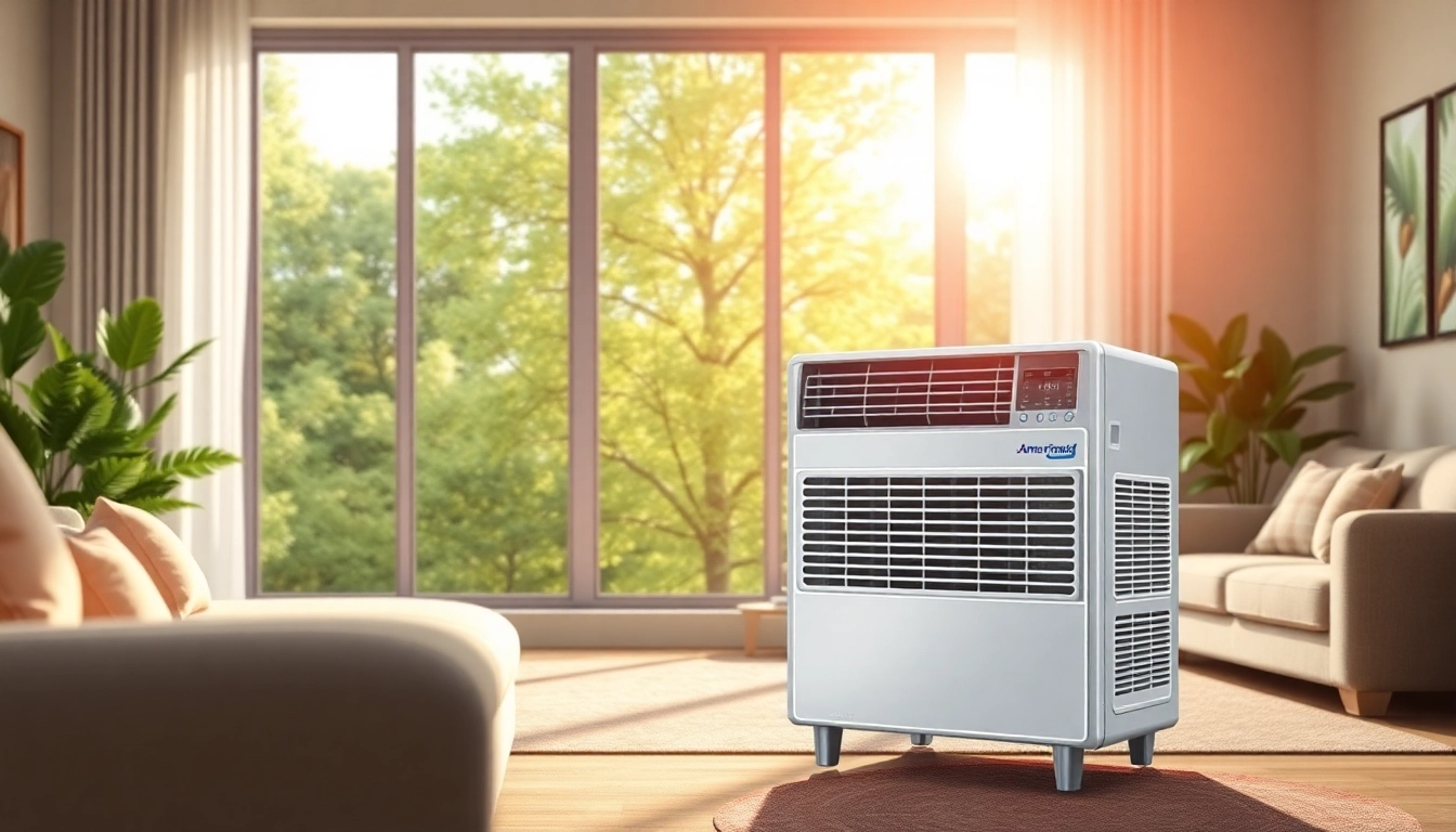 Showcase of an american standard air conditioner enhancing a modern home's comfort and efficiency.