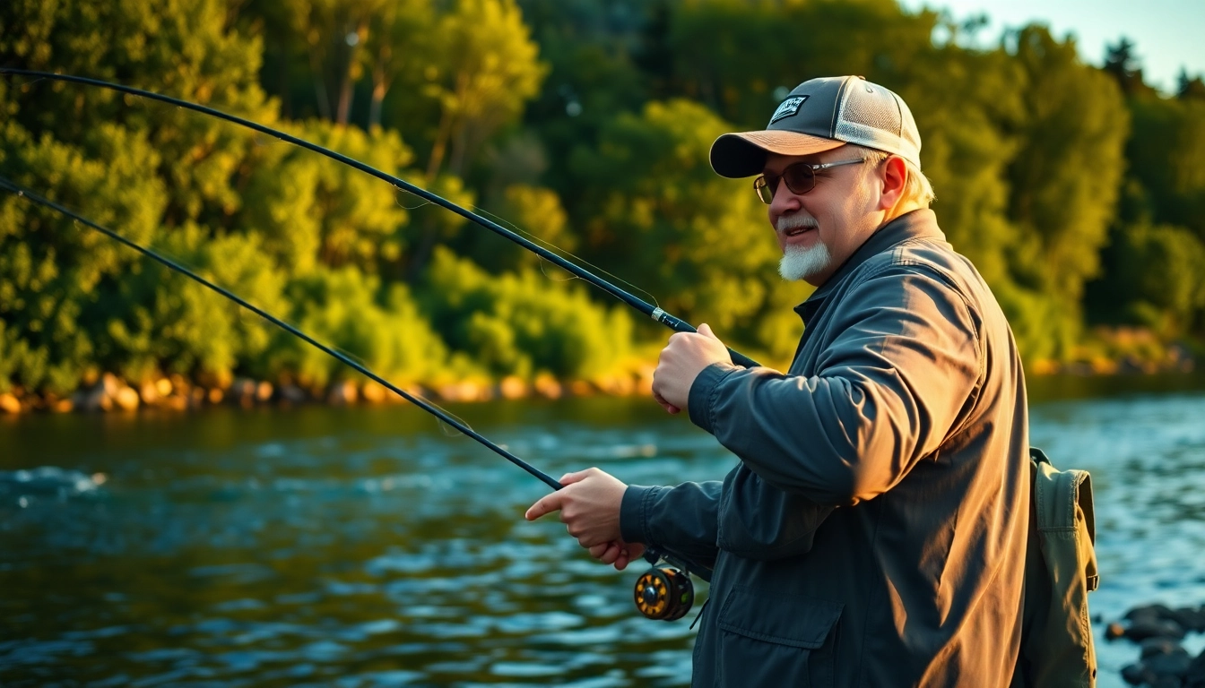 Learn fly fishing lessons near me with a professional instructor on a scenic riverbank.