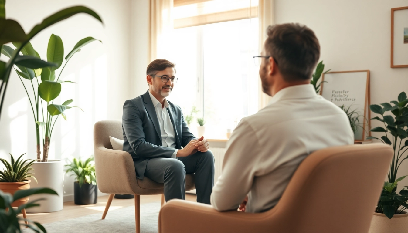 Anxiety symptoms addressed in a therapy session with a professional therapist.
