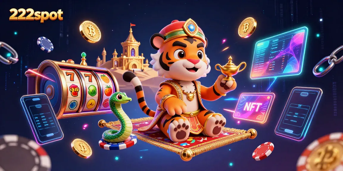 Bermain slot menarik di 222slot dengan Sultan dan genie seru, penuh simbol keberuntungan.