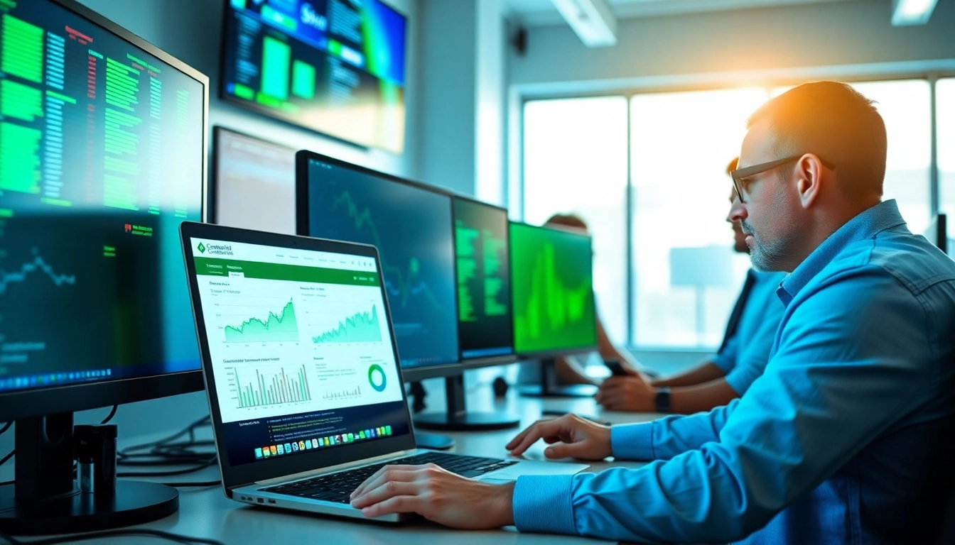 Implementing managed it services lakeland with IT consultant in a collaborative office setting.
