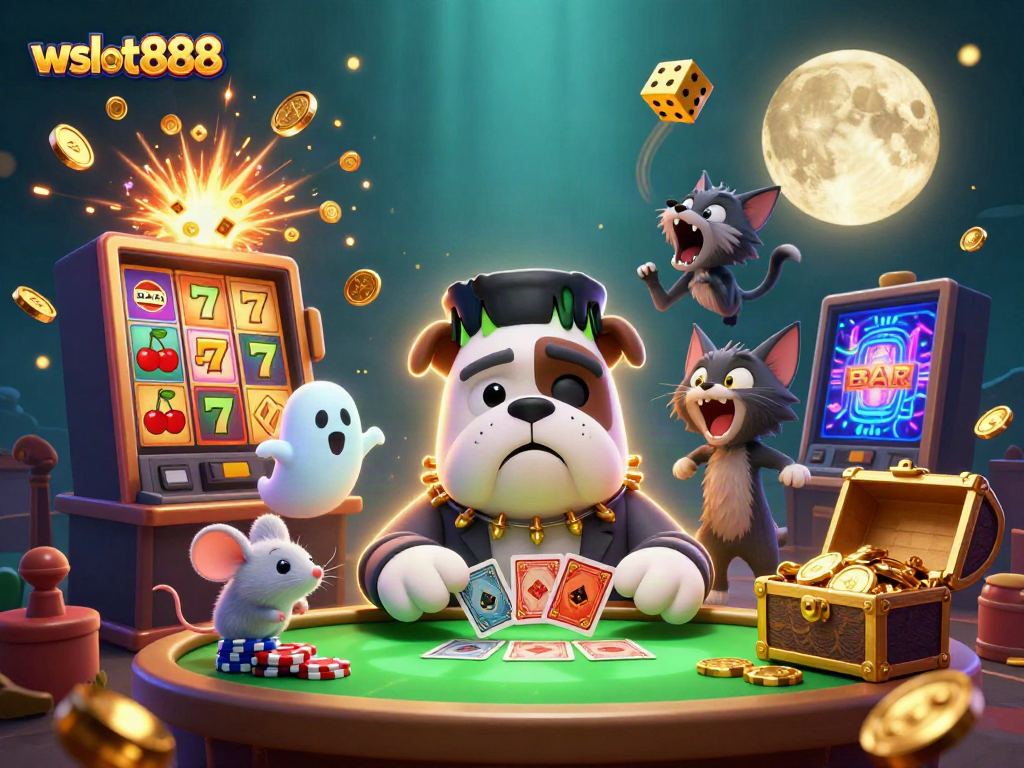 Menangkan jackpot dengan wslot888 sambil bermain slot di meja yang menakutkan dan lingkungan yang penuh warna.