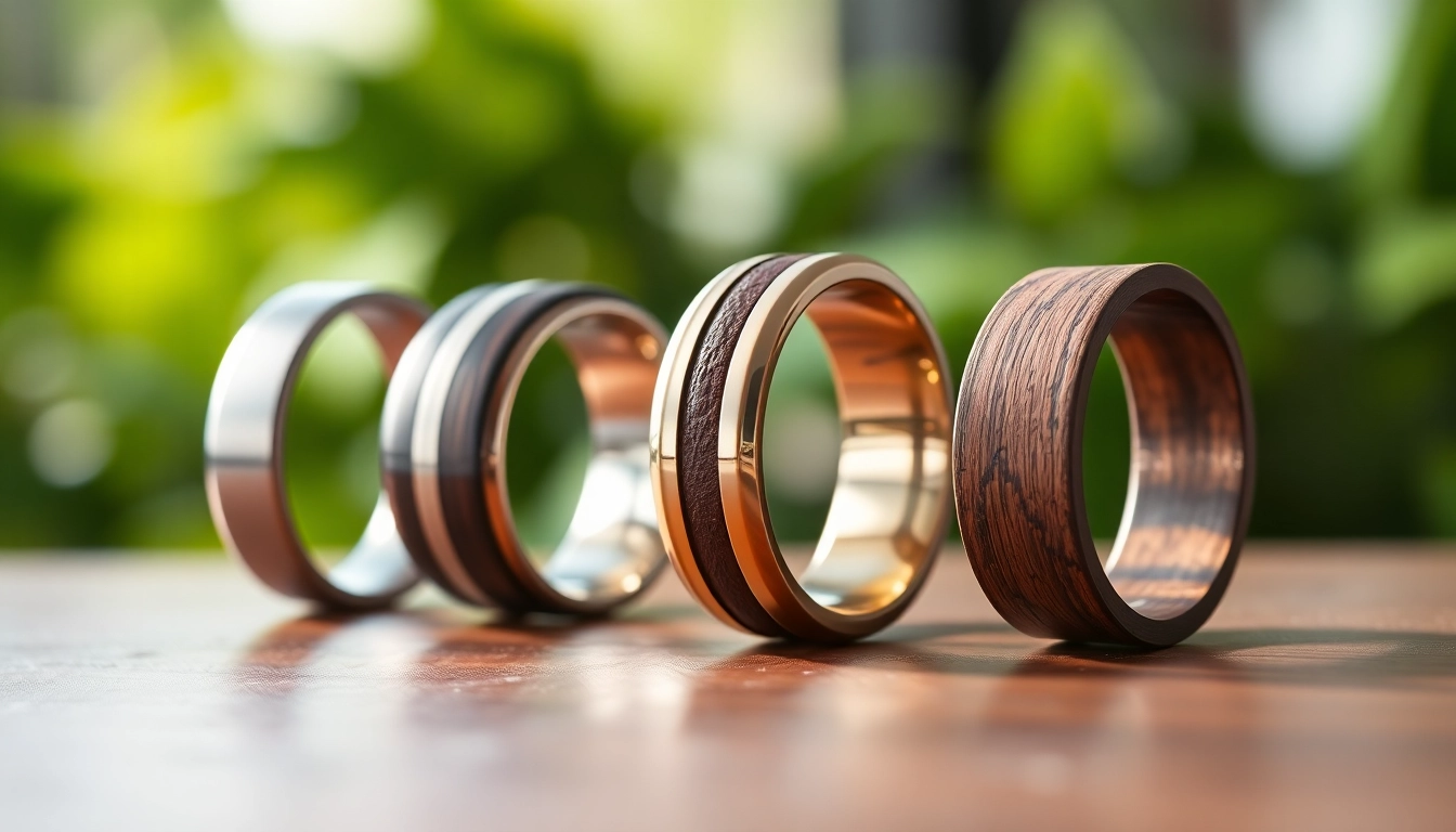 Distinctive Unique Wedding Bands for Men Tailored to Celebrate Your Love