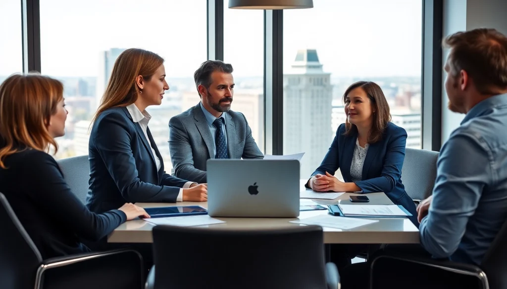 Engaged conversation at an independent wealth management firm San Antonio.