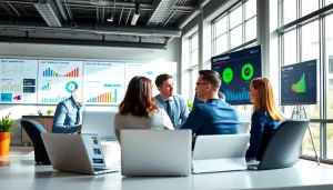 Showcasing seo packages malaysia with a professional digital marketing team in a collaborative office.