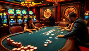 Experience the excitement of 12bet with vibrant casino games and engaging players.