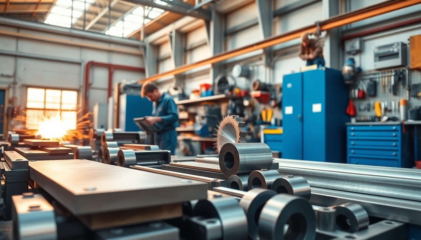 Showcasing custom steel fabrication in a professional workshop with skilled fabricators.