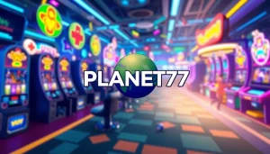Menggambarkan pengalaman bermain permainan PLANET77 game dengan elemen visual yang menarik.