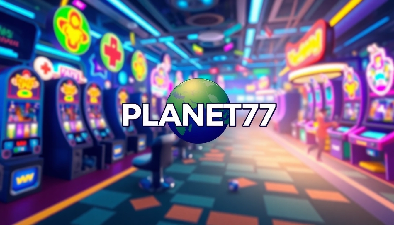 Menggambarkan pengalaman bermain permainan PLANET77 game dengan elemen visual yang menarik.