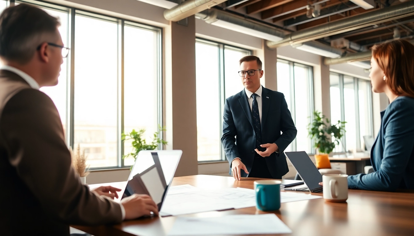 Public Adjuster Near Me offering expert advice in a professional office setting.