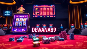 Rasakan kegembiraan menang di DEWANAGA89 dengan elemen kasino yang penuh warna.