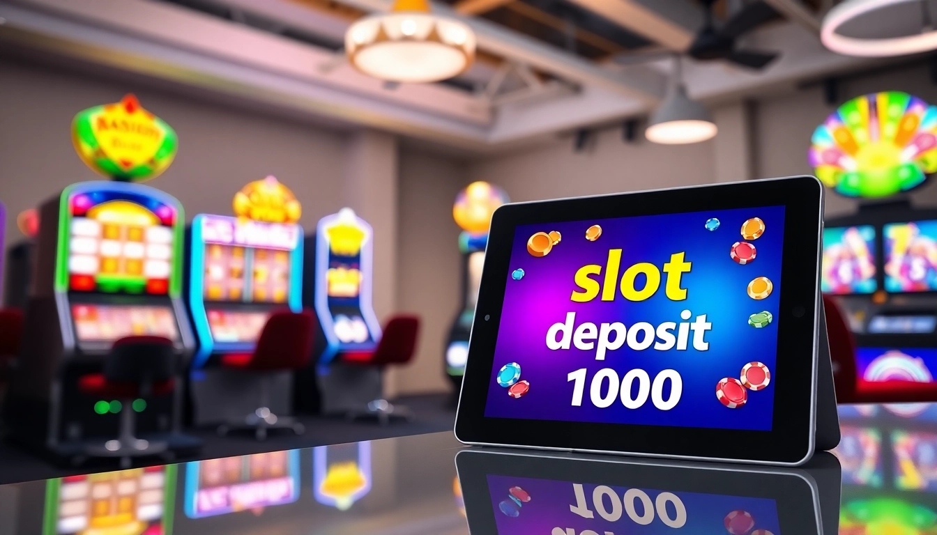 Slots deposit 1000 memberikan pilihan permainan mengasyikan dengan berbagai tema.