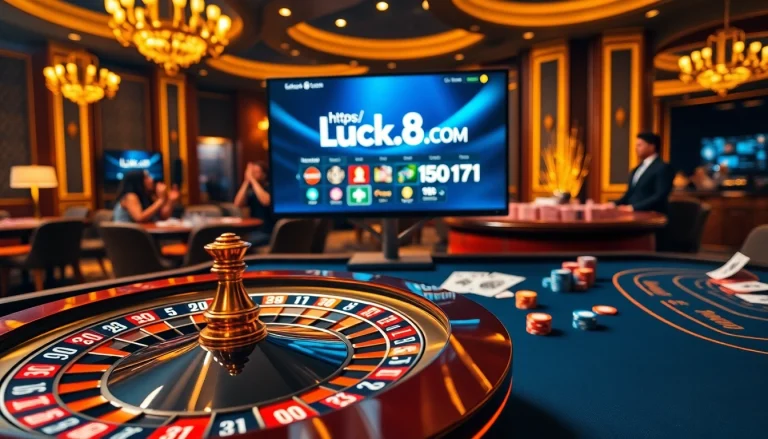 Trải nghiệm không khí trò chơi đầy cảm giác tại https://luck8.com với những hình ảnh poker và casino hấp dẫn.